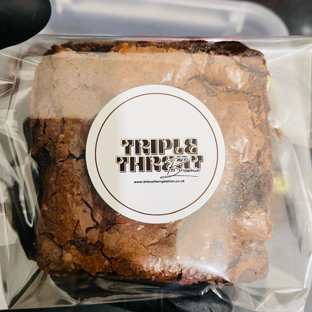 Triple Threat Brownie