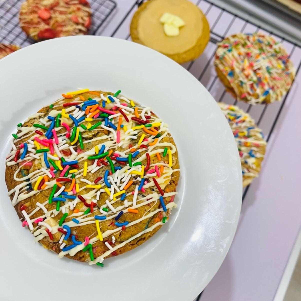Birthday Cake Cookie (Stuffed)