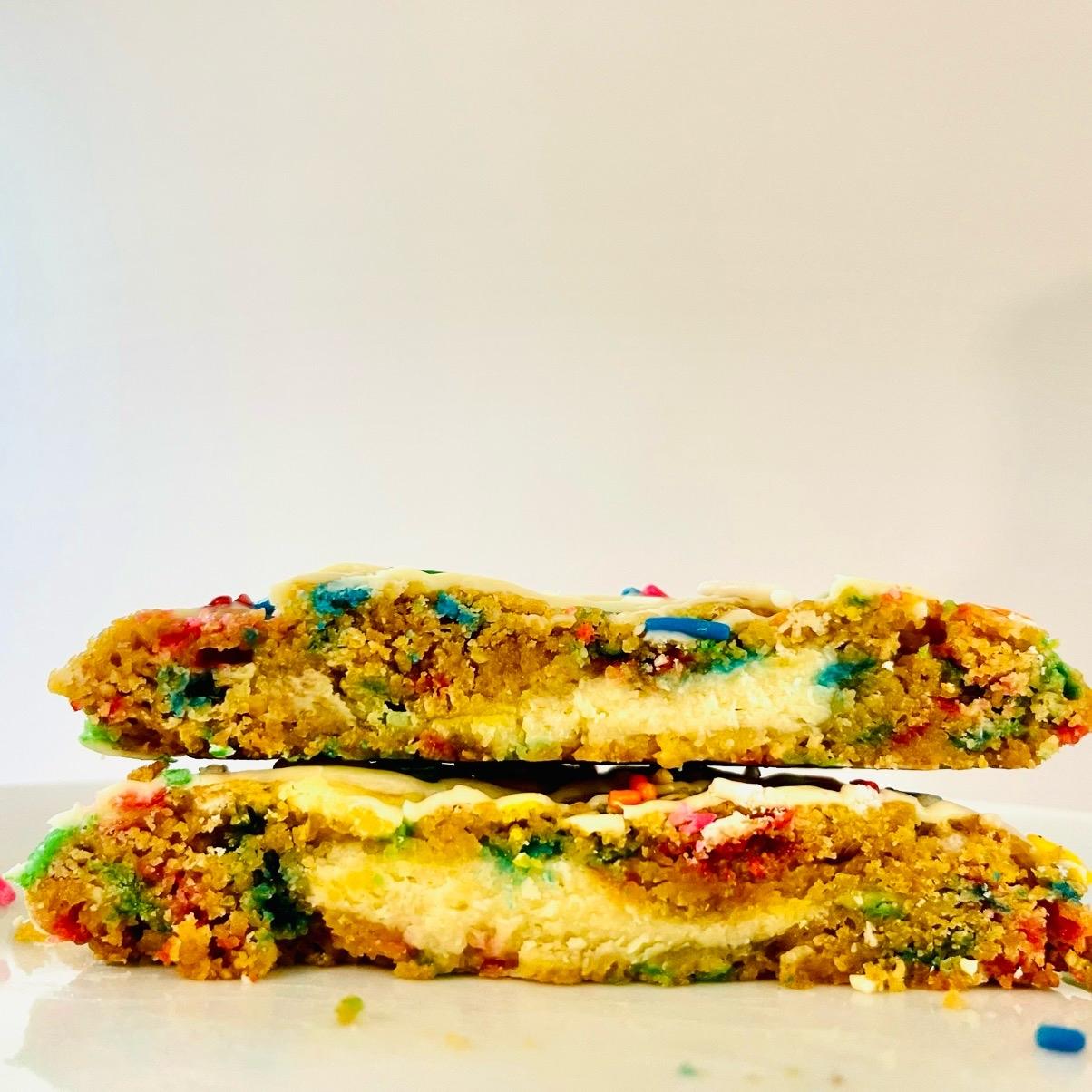 Birthday Cake Cookie (Stuffed)